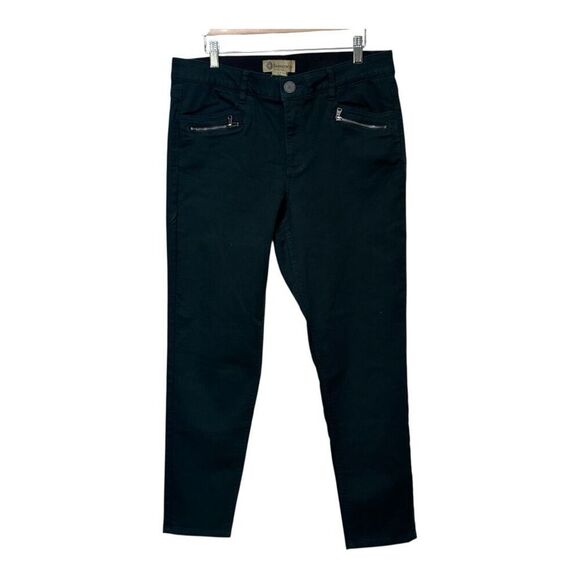 DEMOCRACY Green B1590PEX2XX Skinny Leg Ab Technology Stretch Denim Jeans SIZE 12 - Picture 1 of 7